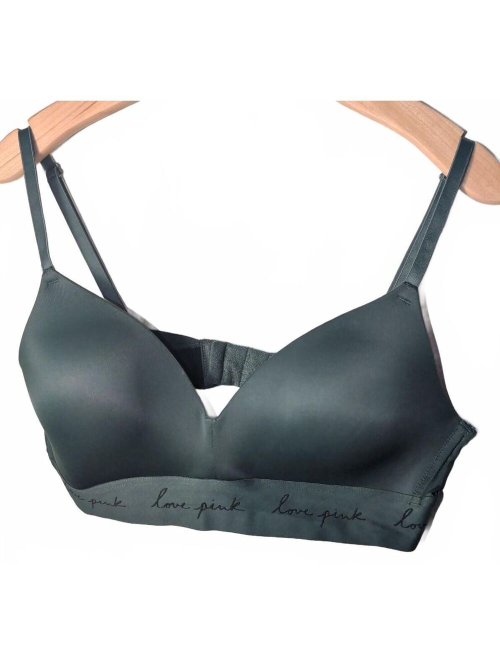 Victoria's Secret Pink Wireless Bra Adjustable Straps Wear Everywhere Womens 36B
